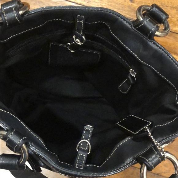 Black Coach Purse - Picture 3 of 4